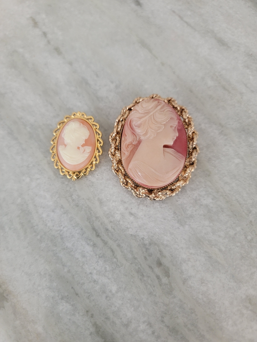 Vintage-Inspired Cameo Brooches